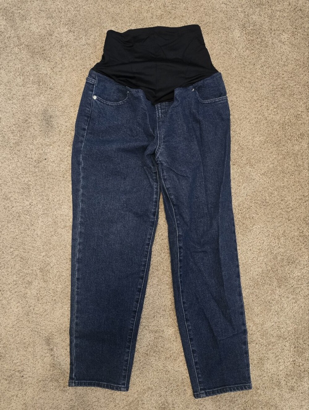 Isabel Maternity by Ingrid & Isabel Dark Blue Jeans with Black Overband